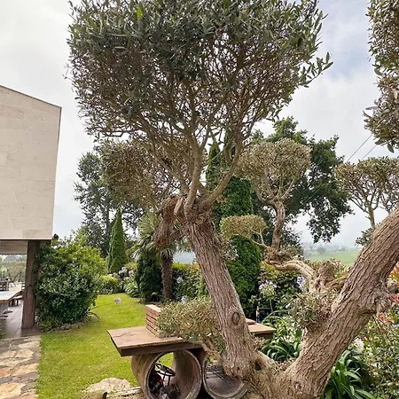 Espectacular Casa Con Piscina Sobremazas